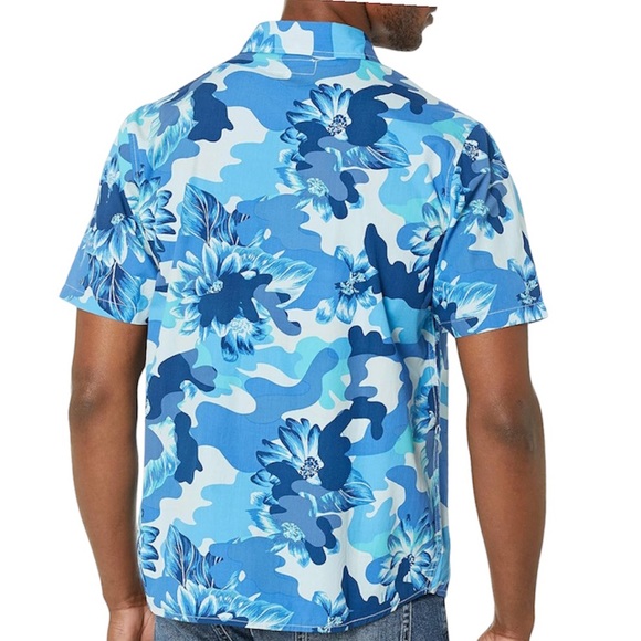 NWT LRG CAMO TRIBE WOVEN SHIRT - Picture 2 of 6